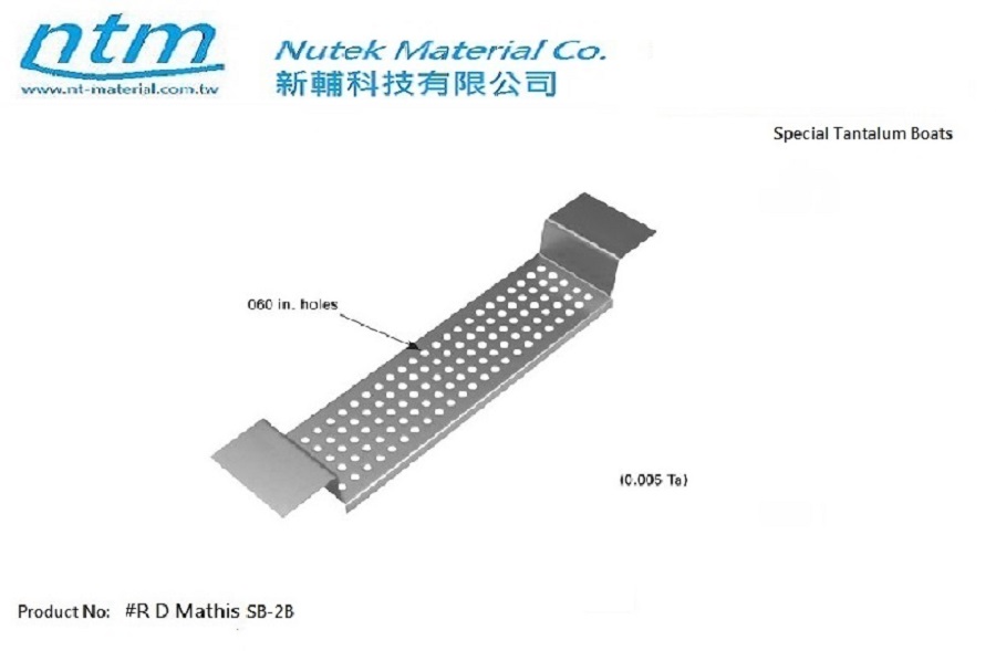 Special Tantalum Boats-Sb-2B